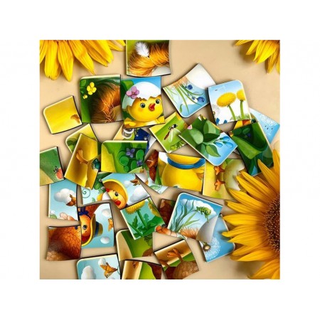 Сортер-пазл Етапи розвитку курочки 24х16х1 см, Ubumblebees PSF018 Сортер-пазл Етапи розвитку курочки 24х16х1 см, Ubumblebees PSF018