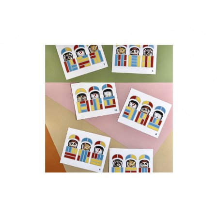 Пазл-сортер Коляски mini 23х16 см, Ubumblebees PSF089 Пазл-сортер Коляски mini 23х16 см, Ubumblebees PSF089