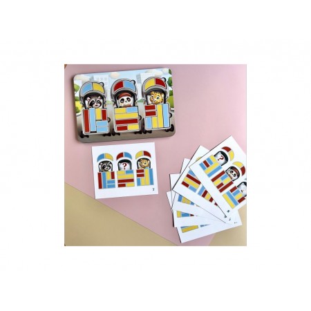 Пазл-сортер Коляски mini 23х16 см, Ubumblebees PSF089 Пазл-сортер Коляски mini 23х16 см, Ubumblebees PSF089
