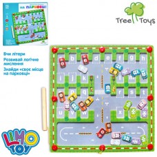 Деревянная игрушка магнитная стоянка MD 0830 29,5см
