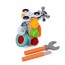 Деревянный бизикуб BabyToys MD 0757 с подвижными деталями