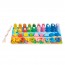 Деревянная игрушка Центр развивающий MD 1926 рыбалка, цифры/фигурки-рамка-вкладыш,в кор