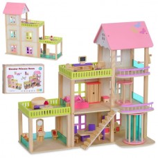 Кукольный домик BabyToys MD 0827 деревянный с лифтом Кукольный домик BabyToys MD 0827 деревянный с лифтом