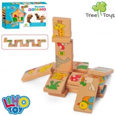 Деревянная игрушка Домино MD 2146 животные, в кор-ке