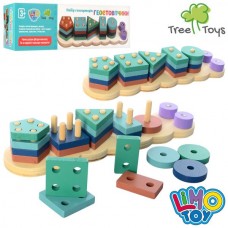 Деревянная игрушка Геометрика MD 2165 фигурки, в кор-ке