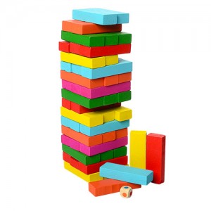 Деревянная игрушка Игра MD 1210 башня, 26 см