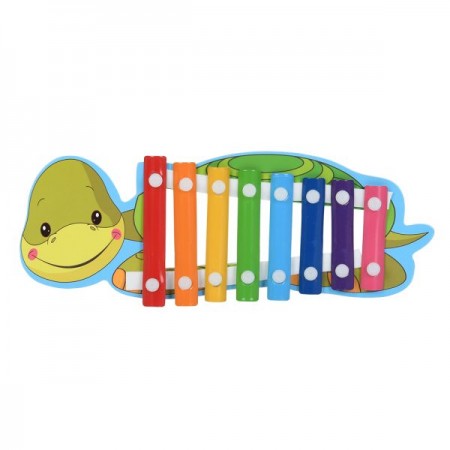 Дитячий ксилофон BabyToys MD 0763 дерев'яний 8 тонів Дитячий ксилофон BabyToys MD 0763 дерев'яний 8 тонів