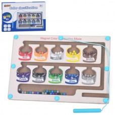Магнитный лабиринт BabyToys MD 0751 деревянный для детей
