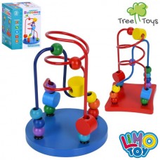 Дерев'яний лабіринт на дротику BabyToys MD 0759, 16 см
