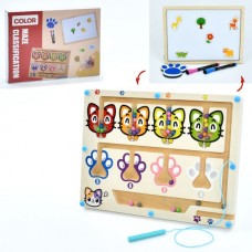 Магнітний лабіринт BabyToys MD 1517 дерев'яний 2в1 Магнітний лабіринт BabyToys MD 1517 дерев'яний 2в1