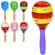 Деревянная игрушка Маракас MD 0361 12,5-5-5см, микс видов, в пакете Деревянная игрушка Маракас MD 0361 12,5-5-5см, микс видов, в пакете