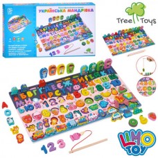 Развивающая доска Tree Toys MD 0851 с магнитной рыбалкой