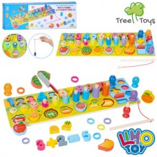 Развивающая магнитная доска Tree Toys MD 0854 с рыбалкой