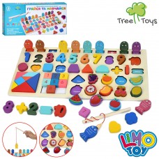 Деревянная развивающая доска Tree Toys MD 1369 с магнитной рыбалкой
