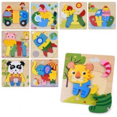 Деревянные пазлы BabyToys MD 0761 для детей от 2 лет