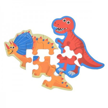 Дерев'яні пазли BabyToys MD 0765 транспорт тварини Дерев'яні пазли BabyToys MD 0765 транспорт тварини