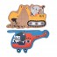 Дерев'яні пазли BabyToys MD 0765 транспорт тварини Дерев'яні пазли BabyToys MD 0765 транспорт тварини