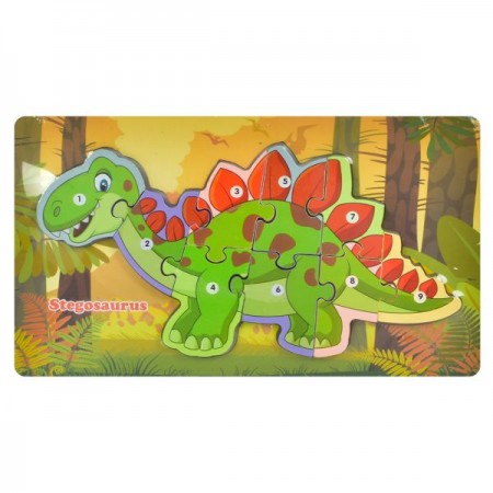 Дерев'яні пазли BabyToys MD 1924, 12 видів, від 2 років Дерев'яні пазли BabyToys MD 1924, 12 видів, від 2 років