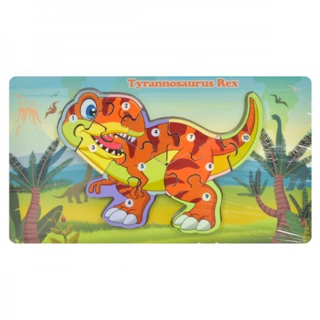 Дерев'яні пазли BabyToys MD 1924, 12 видів, від 2 років Дерев'яні пазли BabyToys MD 1924, 12 видів, від 2 років