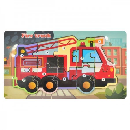 Дерев'яні пазли BabyToys MD 1924, 12 видів, від 2 років Дерев'яні пазли BabyToys MD 1924, 12 видів, від 2 років