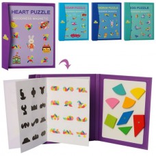 Деревянные магнитные пазлы BabyToys MD 2559, 4 вида