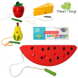 Дерев’яна іграшка-Шнурівка MD 0494 продукти