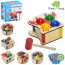 Деревянная игрушка Стукачка MD 1682 15-7,5см., молоточек, шарики 4шт, 6 видов, 1ящик-1вид, в кор-ке