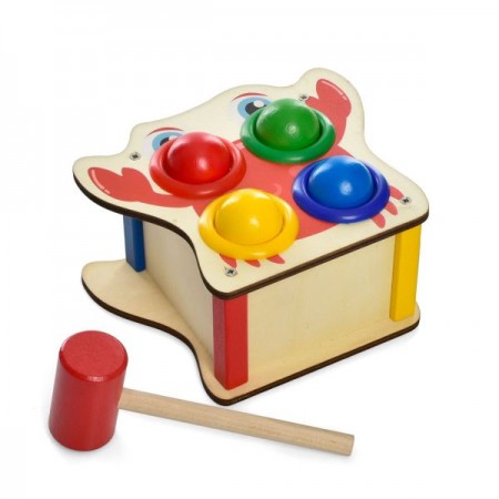 Деревянная игрушка Стукачка MD 1682 15-7,5см., молоточек, шарики 4шт, 6 видов, 1ящик-1вид, в кор-ке Деревянная игрушка Стукачка MD 1682 15-7,5см., молоточек, шарики 4шт, 6 видов, 1ящик-1вид, в кор-ке
