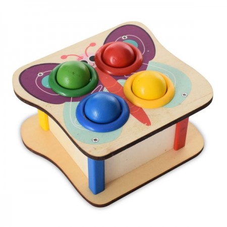 Деревянная игрушка Стукачка MD 1682 15-7,5см., молоточек, шарики 4шт, 6 видов, 1ящик-1вид, в кор-ке Деревянная игрушка Стукачка MD 1682 15-7,5см., молоточек, шарики 4шт, 6 видов, 1ящик-1вид, в кор-ке