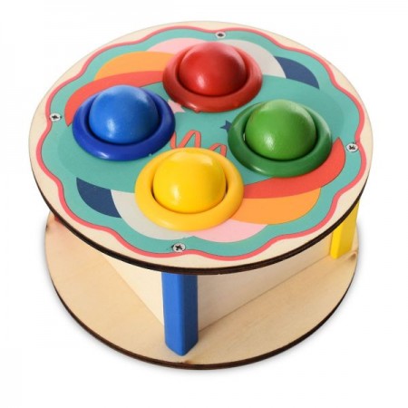 Деревянная игрушка Стукачка MD 1682 15-7,5см., молоточек, шарики 4шт, 6 видов, 1ящик-1вид, в кор-ке Деревянная игрушка Стукачка MD 1682 15-7,5см., молоточек, шарики 4шт, 6 видов, 1ящик-1вид, в кор-ке