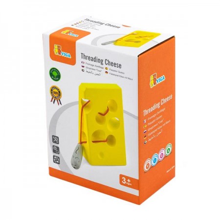 Деревянная шнуровка Viga Toys Сыр Деревянная шнуровка Viga Toys Сыр