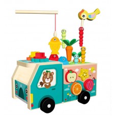 Деревянная каталка BabyToys C 76783 с сортером и ксилофоном Деревянная каталка BabyToys C 76783 с сортером и ксилофоном