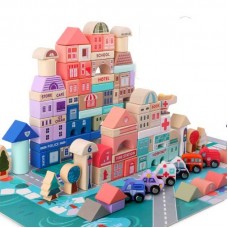 Деревянный пазл-конструктор BabyToys с мешочком для хранения Деревянный пазл-конструктор BabyToys с мешочком для хранения
