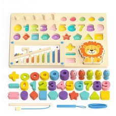 Деревянная логическая доска BabyToys магнитная с геометрическими фигурами Деревянная логическая доска BabyToys магнитная с геометрическими фигурами