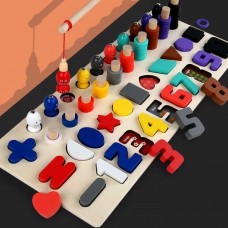 Развивающая доска BabyToys C74256 деревянная 89 деталей Развивающая доска BabyToys C74256 деревянная 89 деталей