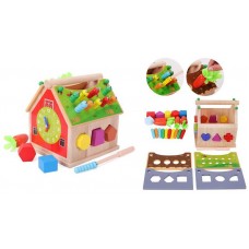 Логический домик деревянный BabyToys от 2 лет