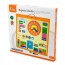 Магнитный календарь Viga Toys с часами на английском языке