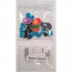 Магнитный календарь Viga Toys с часами на украинском языке 50377U