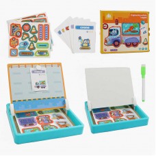 Деревянные магнитные пазлы Транспорт BabyToys C 52503