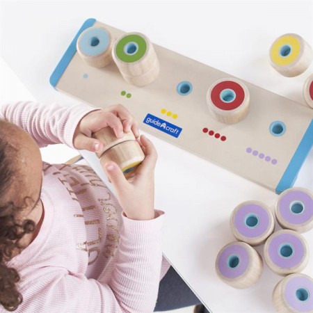 Набор для счета Guidecraft Manipulatives Логические столбики G6736 Набор для счета Guidecraft Manipulatives Логические столбики G6736