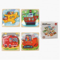 Деревянные вкладыши BabyToys C 74360, 4 пазла для малышей