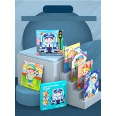 Деревянные рамки-вкладыши BabyToys 6 дошек, 14х14 см, тематические