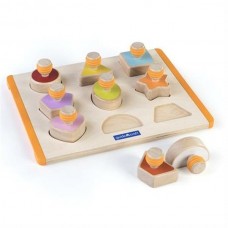 Рамка-вкладыш Guidecraft Manipulatives Формы с ручками G6742 Рамка-вкладыш Guidecraft Manipulatives Формы с ручками G6742