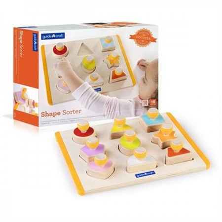 Рамка-вкладыш Guidecraft Manipulatives Формы с ручками G6742 Рамка-вкладыш Guidecraft Manipulatives Формы с ручками G6742