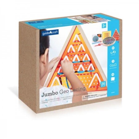 Шнурівка Guidecraft Manipulatives Великі фігури G6804 Шнурівка Guidecraft Manipulatives Великі фігури G6804