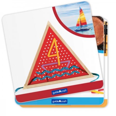 Шнурівка Guidecraft Manipulatives Великі фігури G6804 Шнурівка Guidecraft Manipulatives Великі фігури G6804