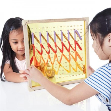 Шнурівка Guidecraft Manipulatives Великі фігури G6804 Шнурівка Guidecraft Manipulatives Великі фігури G6804