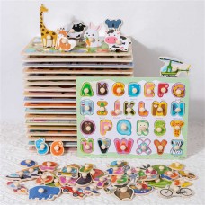 Деревянные вкладыши BabyToys C 77108 с ручкой для детей от 2 лет Деревянные вкладыши BabyToys C 77108 с ручкой для детей от 2 лет