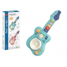 Детская игрушечная гитара игрушечная электрическая Magic Guitar 41 см, светящаяся и музыкальная FY912478 Детская игрушечная гитара игрушечная электрическая Magic Guitar 41 см, светящаяся и музыкальная FY912478