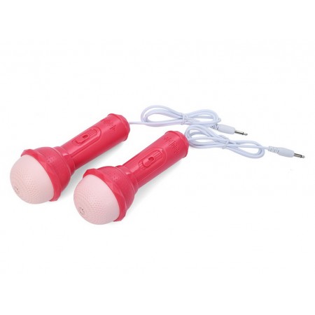 Микрофон детский на стойке, USB, световые эффекты, 2 вида HY832-833-E